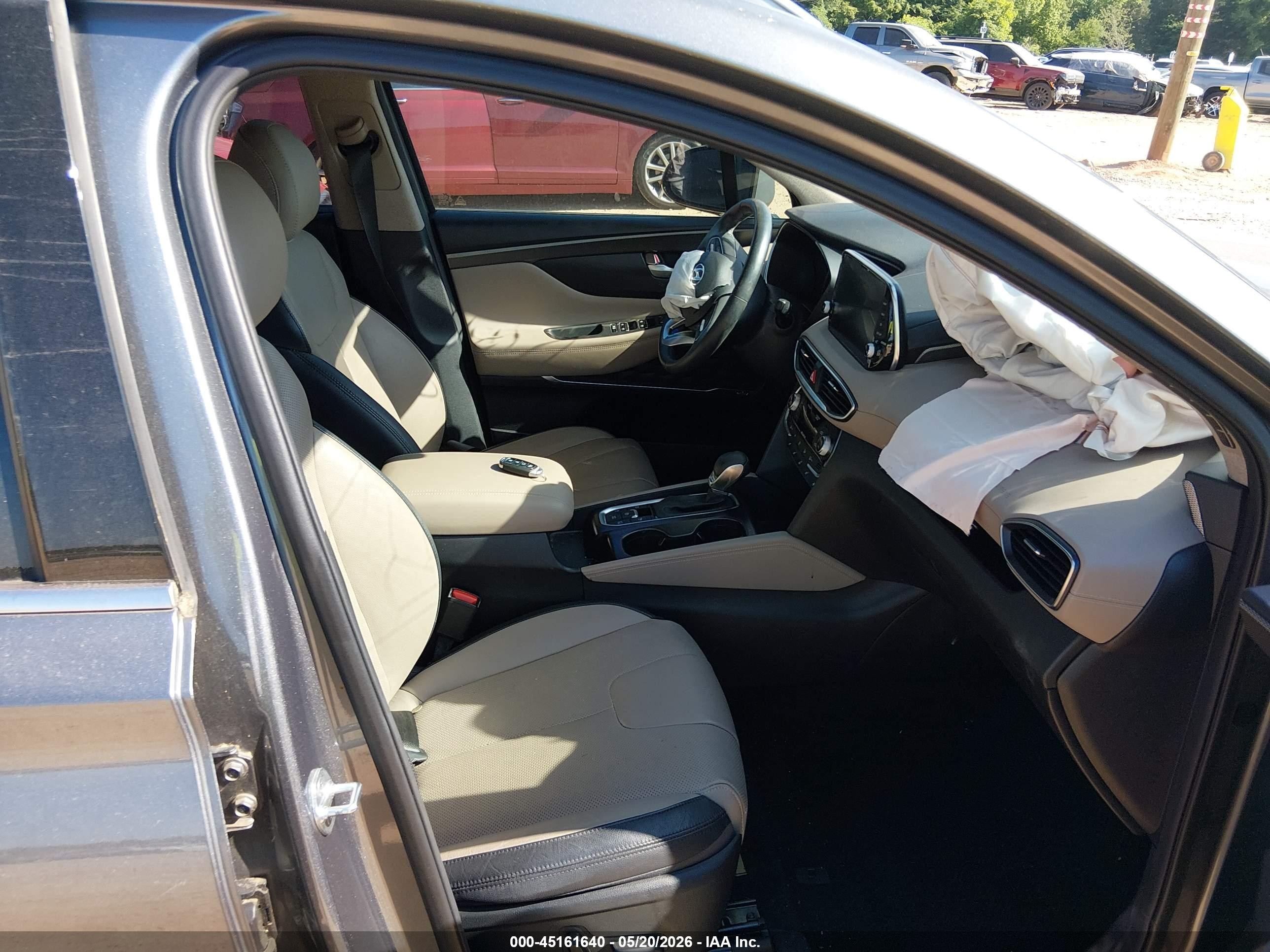 2020 Hyundai Santa Fe Limited Gray vin: 5NMS53AD2LH150774