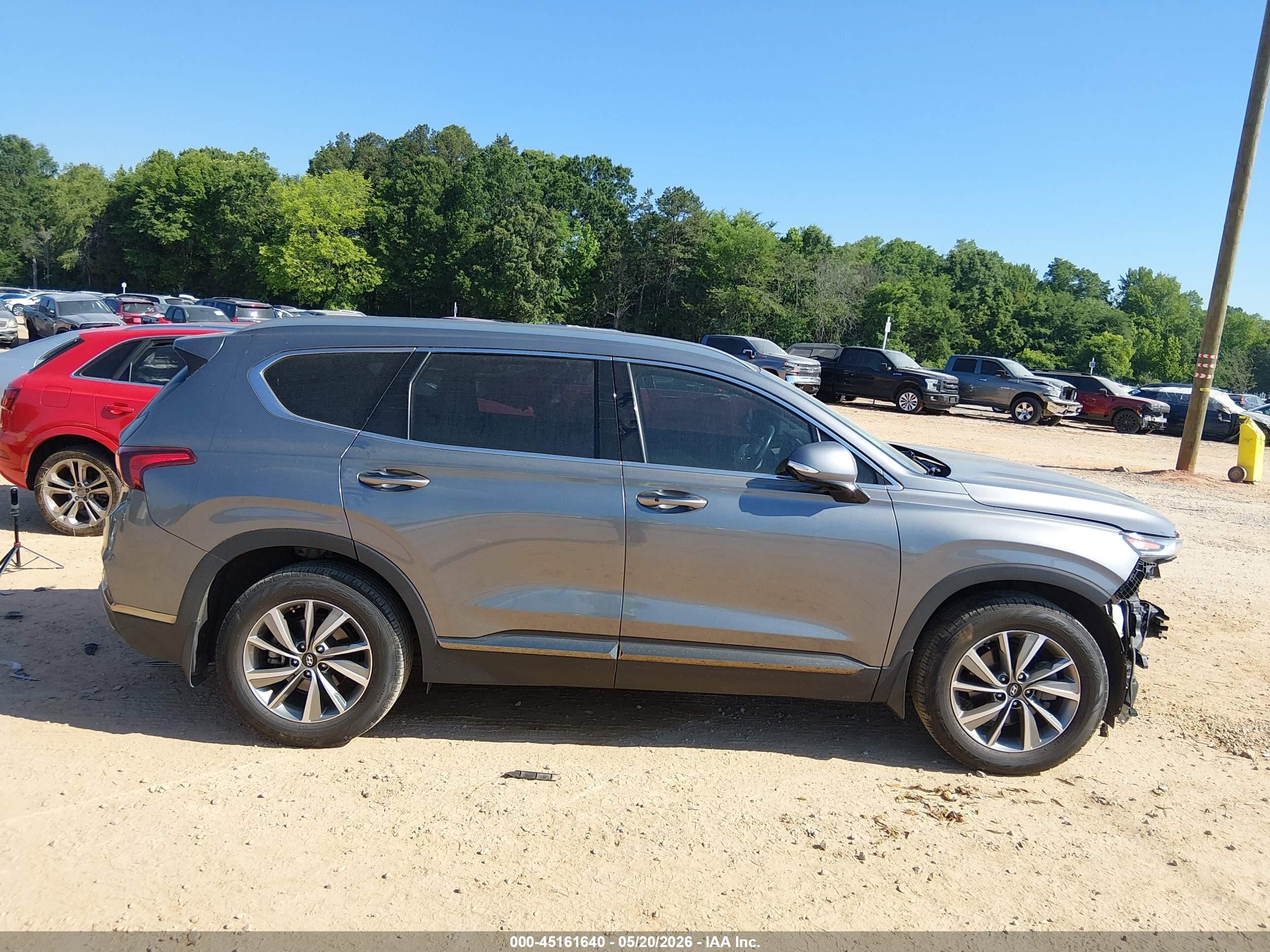 2020 Hyundai Santa Fe Limited Gray vin: 5NMS53AD2LH150774