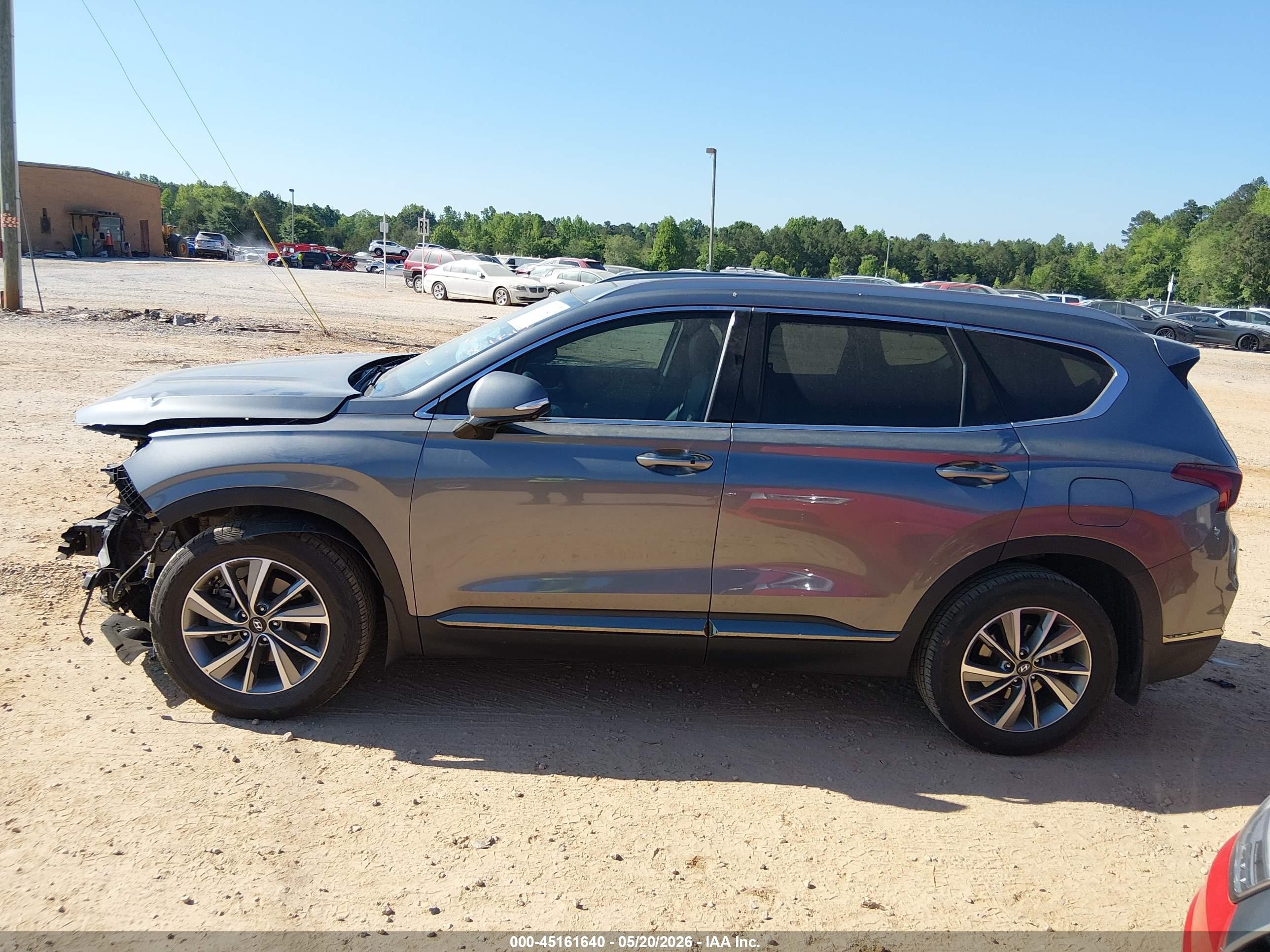 2020 Hyundai Santa Fe Limited Gray vin: 5NMS53AD2LH150774