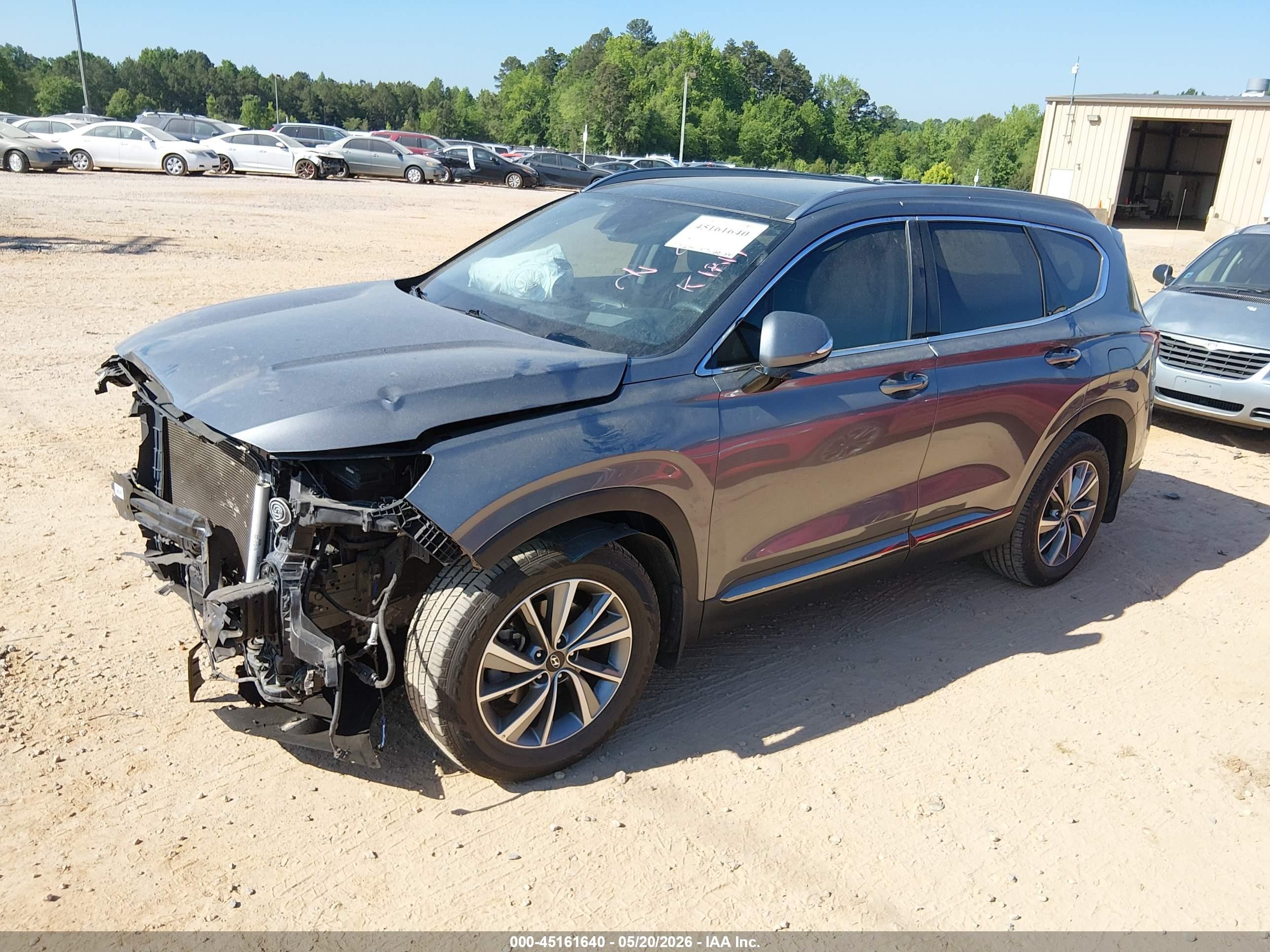 2020 Hyundai Santa Fe Limited Gray vin: 5NMS53AD2LH150774
