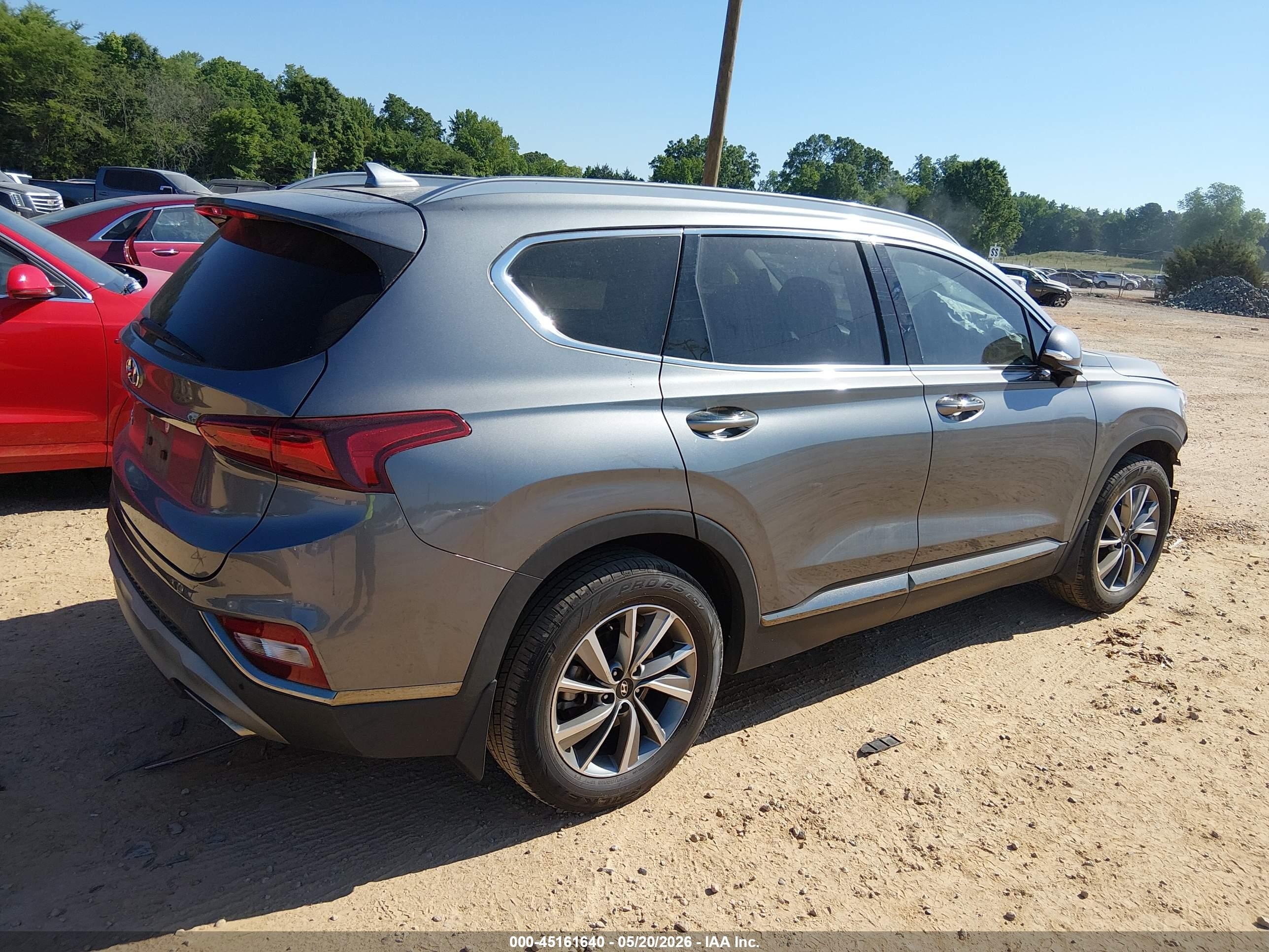 2020 Hyundai Santa Fe Limited Gray vin: 5NMS53AD2LH150774