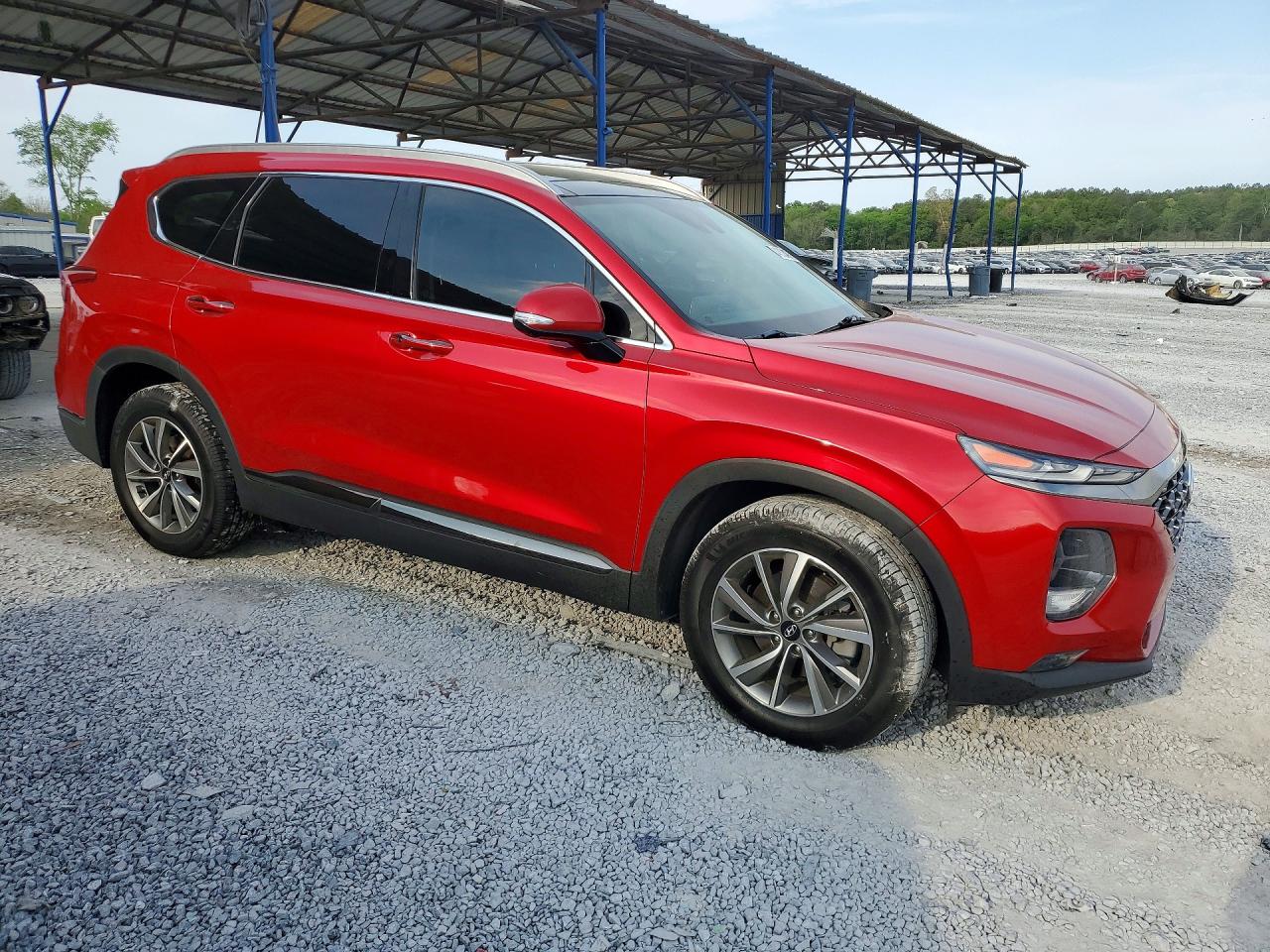 2020 Hyundai Santa Fe Limited Red vin: 5NMS53AD2LH301032