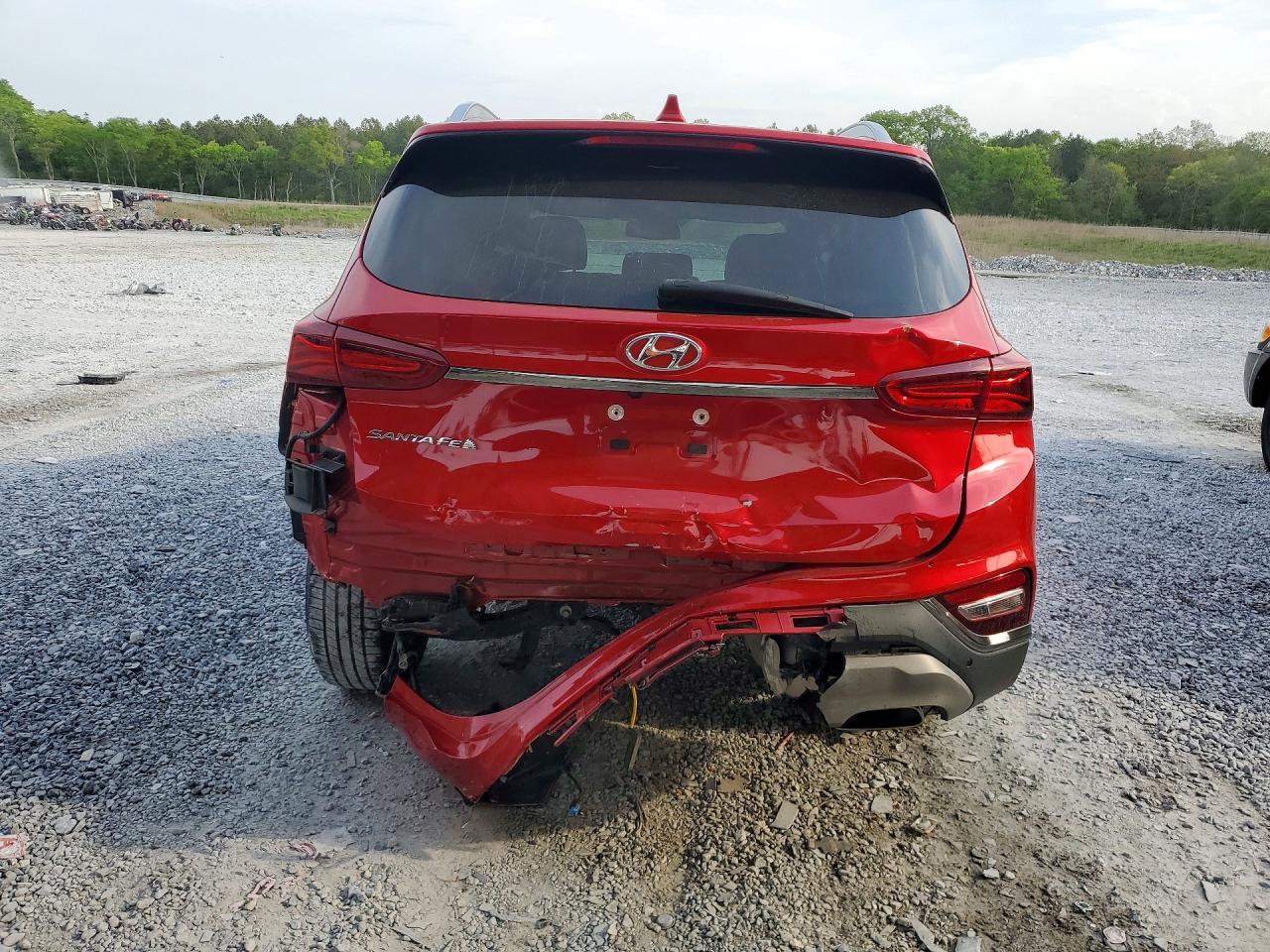 2020 Hyundai Santa Fe Limited Red vin: 5NMS53AD2LH301032