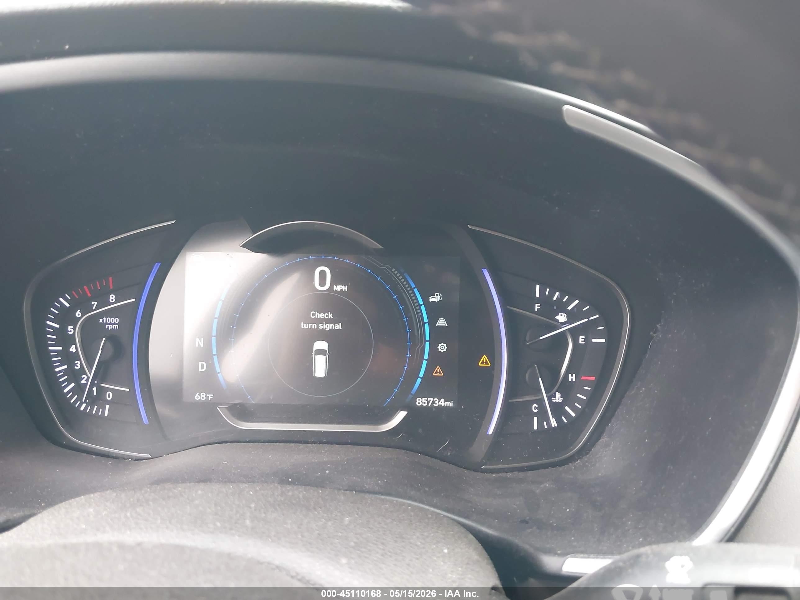 2019 Hyundai Santa Fe Limited Orange vin: 5NMS53AD6KH132759