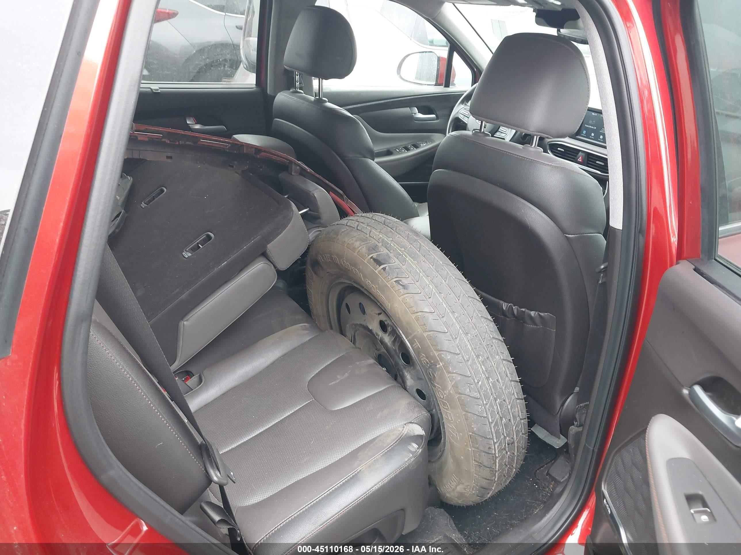 2019 Hyundai Santa Fe Limited Orange vin: 5NMS53AD6KH132759