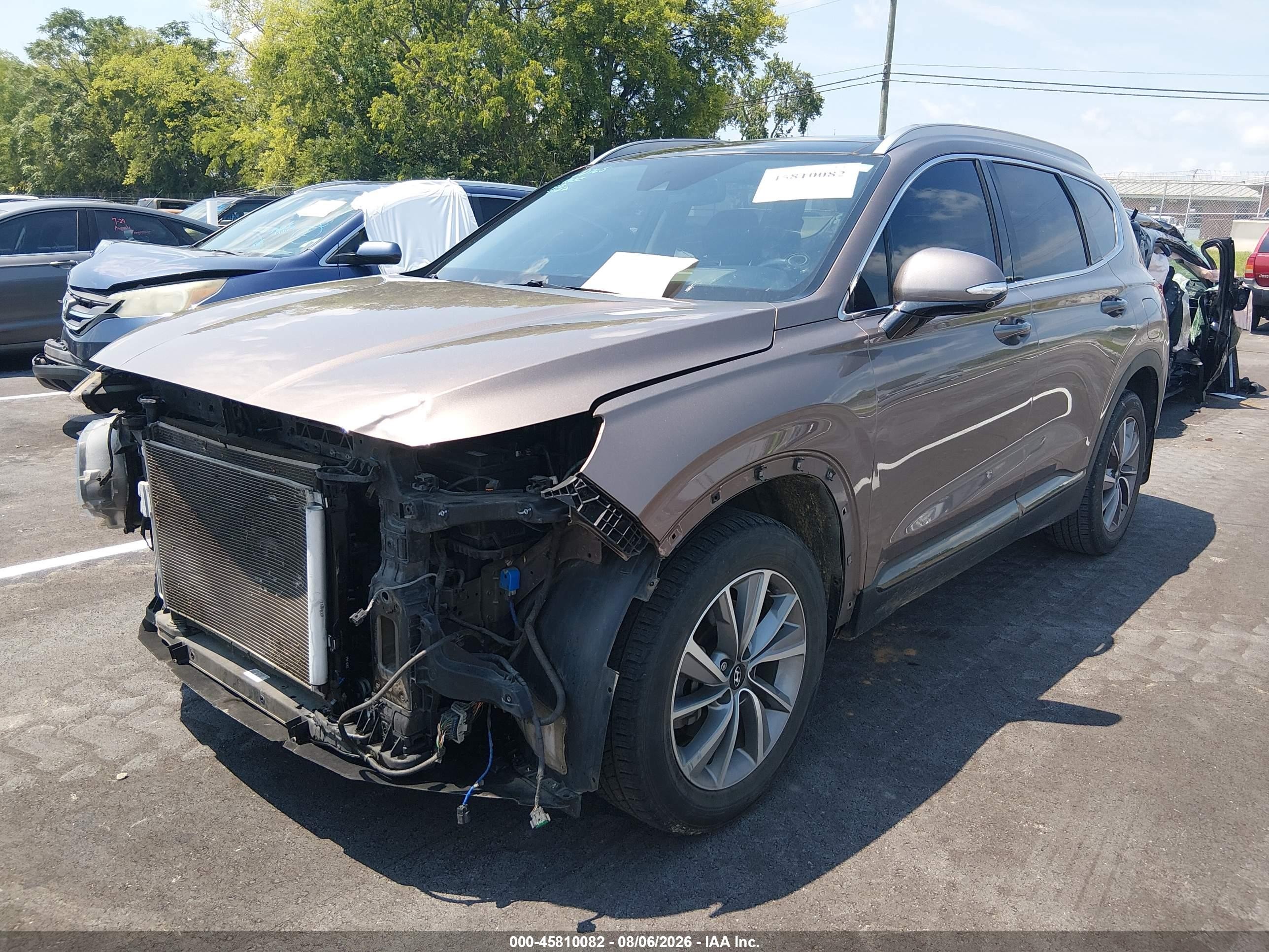 2020 Hyundai Santa Fe Limited Brown vin: 5NMS53AD6LH269380