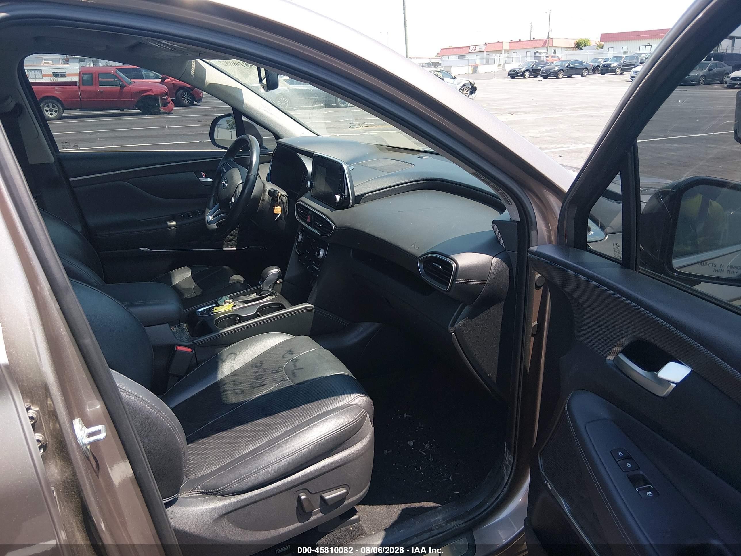 2020 Hyundai Santa Fe Limited Brown vin: 5NMS53AD6LH269380
