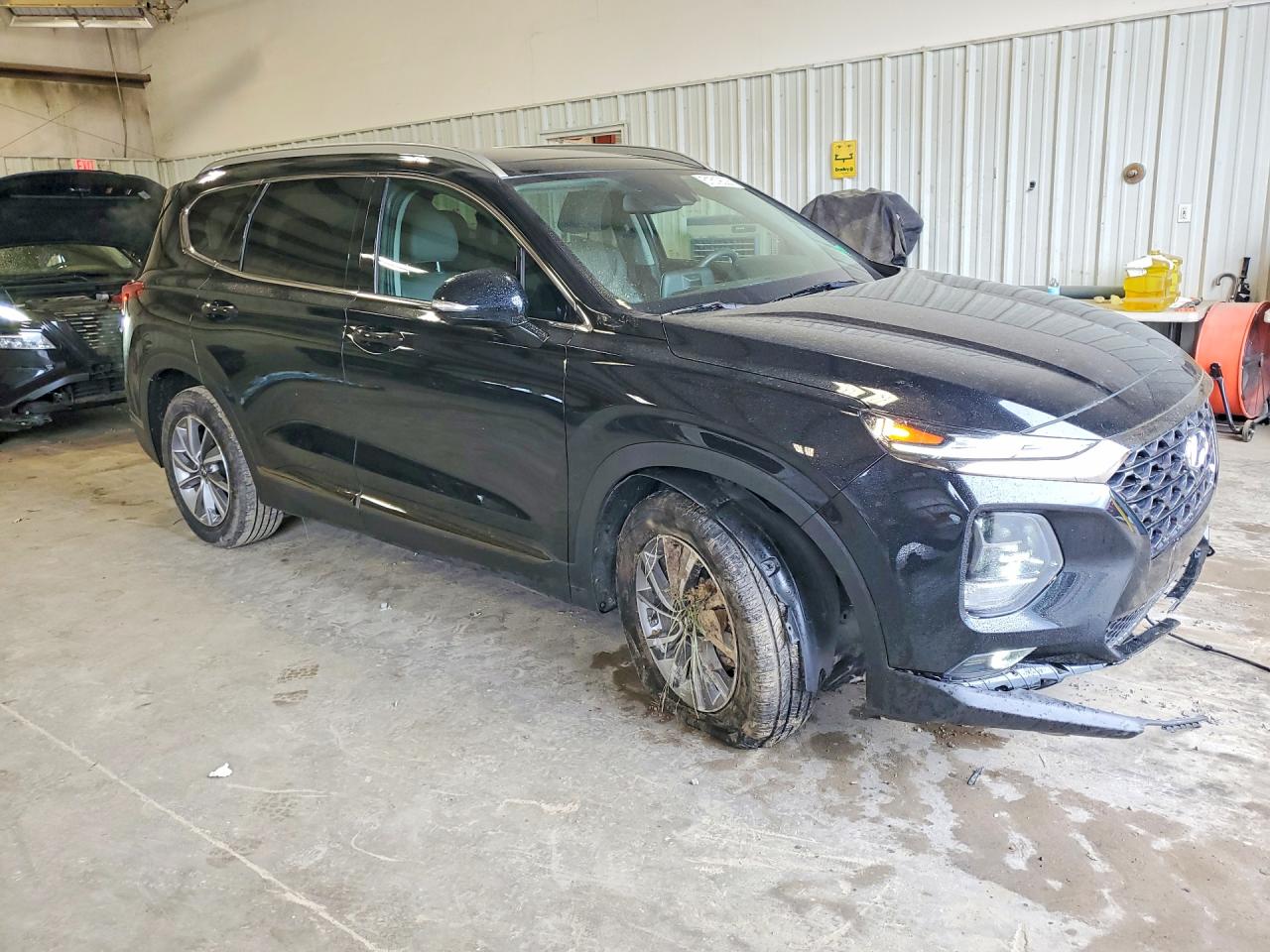 2020 Hyundai Santa Fe Limited Черный vin: 5NMS53AD8LH278369