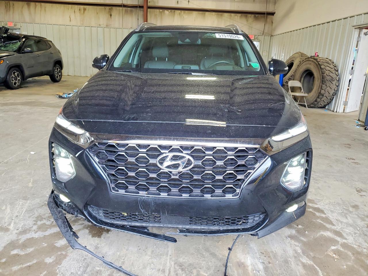 2020 Hyundai Santa Fe Limited Черный vin: 5NMS53AD8LH278369