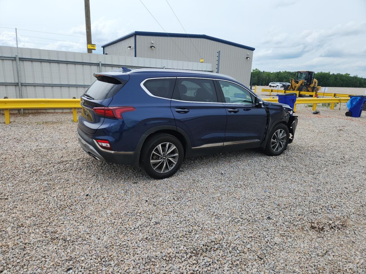 2020 Hyundai Santa Fe Limited Синий vin: 5NMS53ADXLH274050
