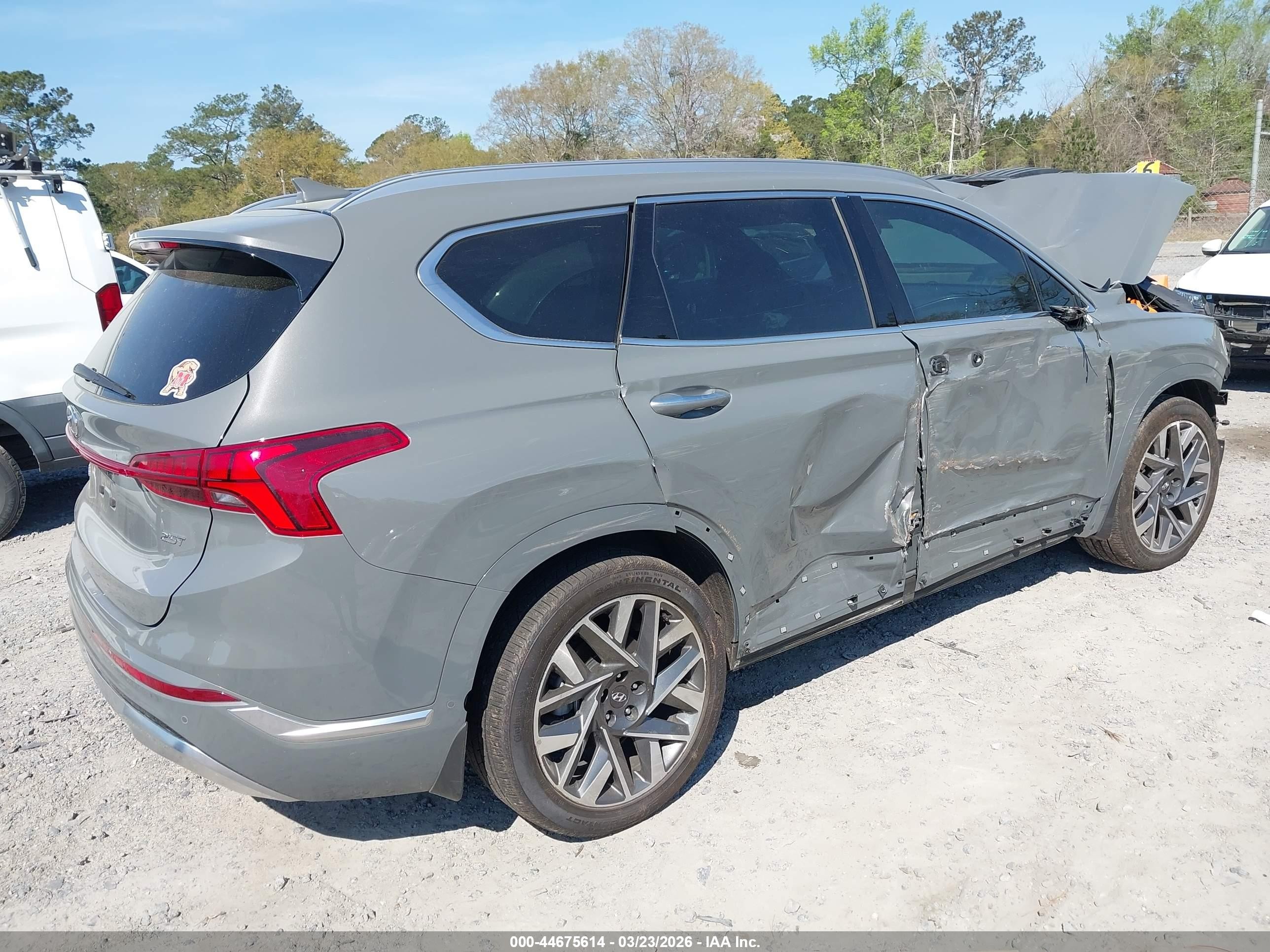 2023 Hyundai Santa Fe Calligraphy Gray vin: 5NMS54AL0PH656963