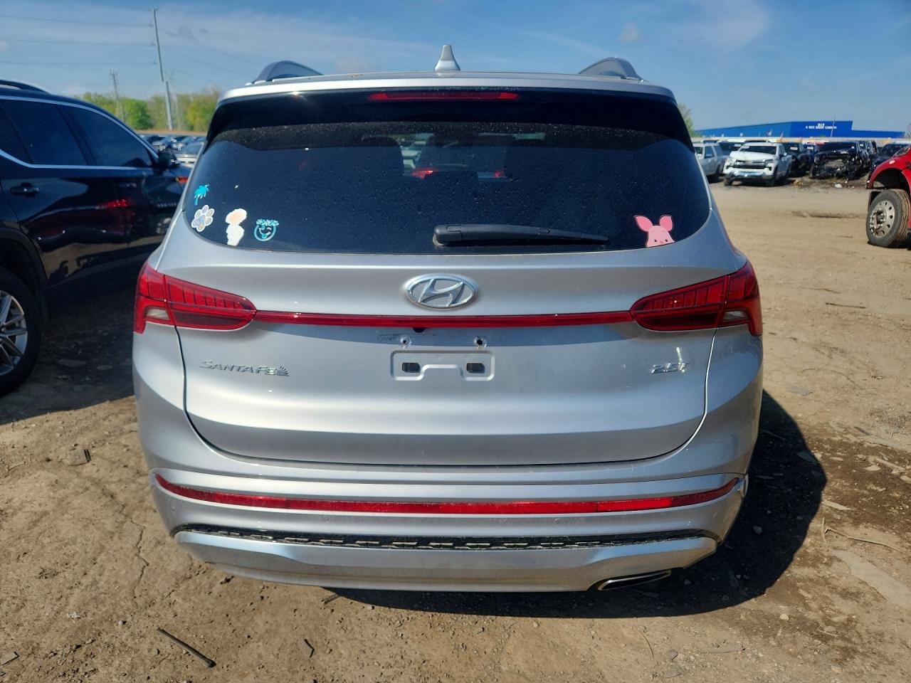 2023 Hyundai Santa Fe Calligraphy Серебряный vin: 5NMS54AL3PH611046