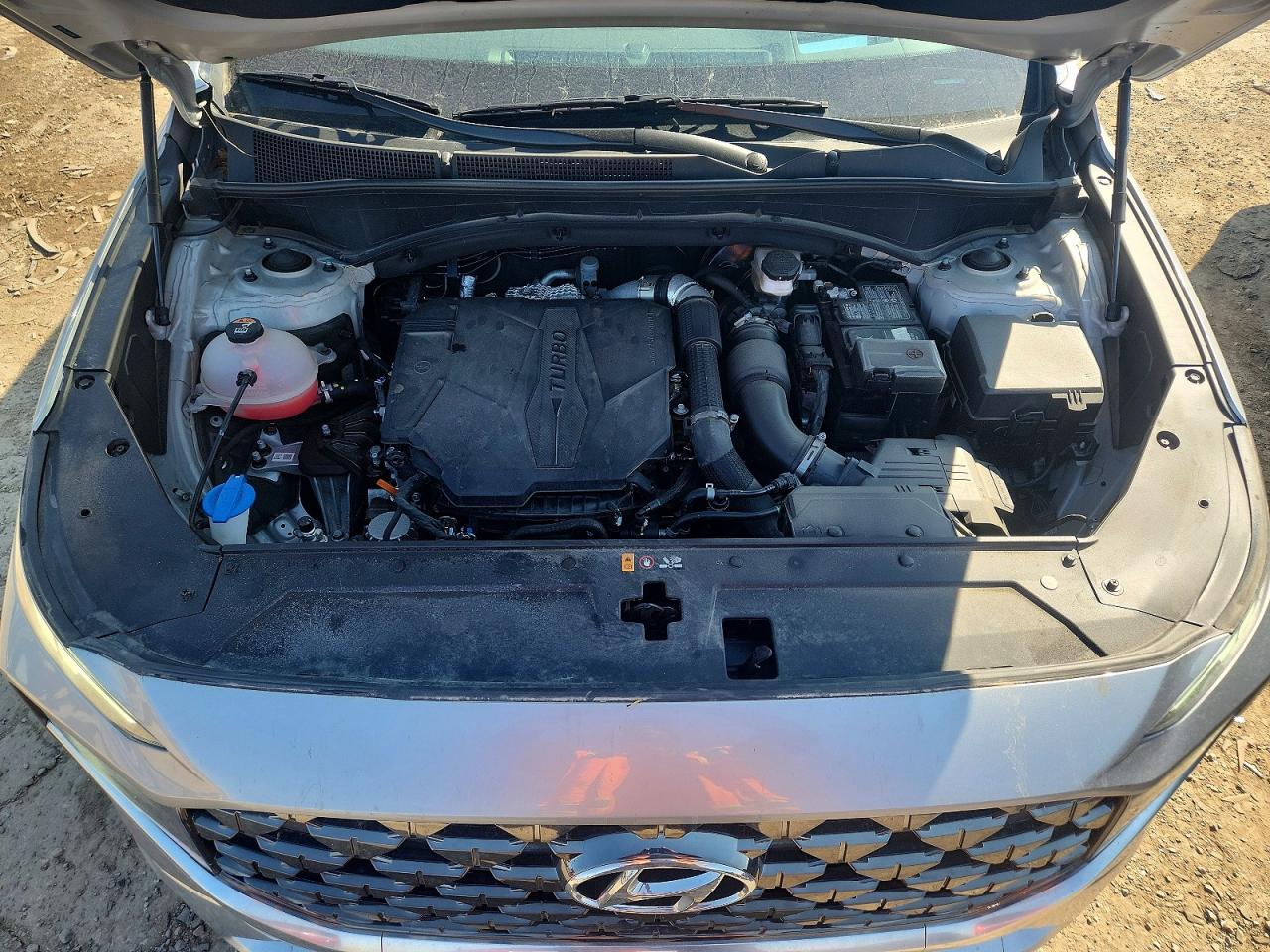 2023 Hyundai Santa Fe Calligraphy Серебряный vin: 5NMS54AL3PH611046