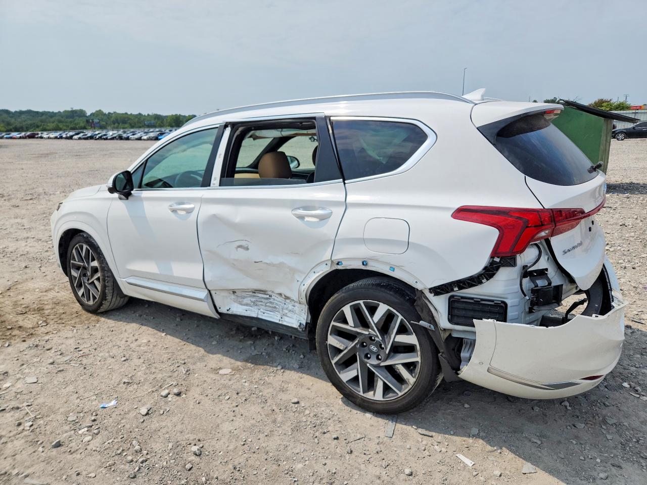 2023 Hyundai Santa Fe Calligraphy White vin: 5NMS54AL4PH611797