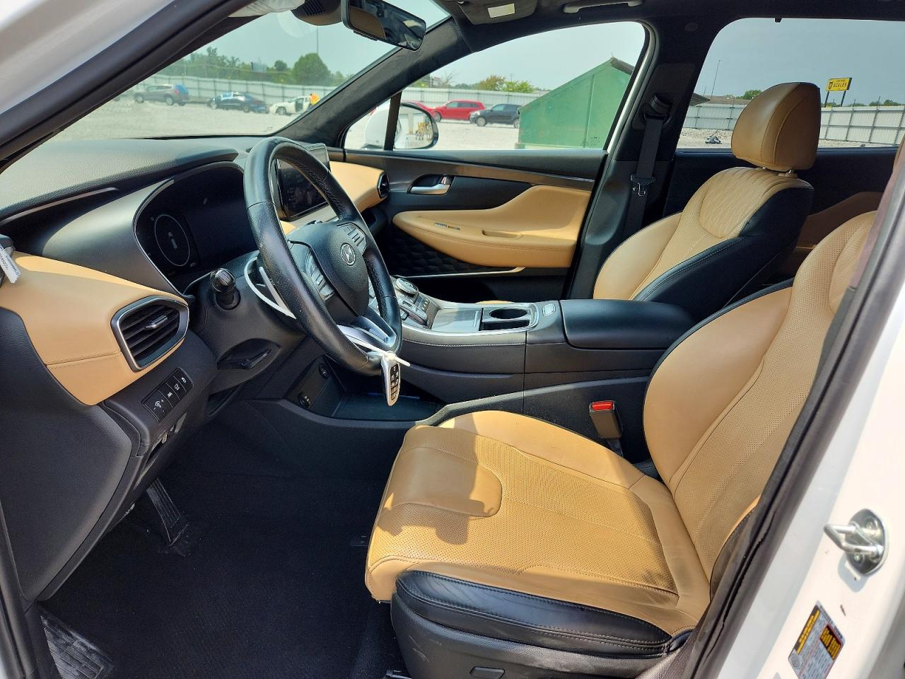 2023 Hyundai Santa Fe Calligraphy White vin: 5NMS54AL4PH611797