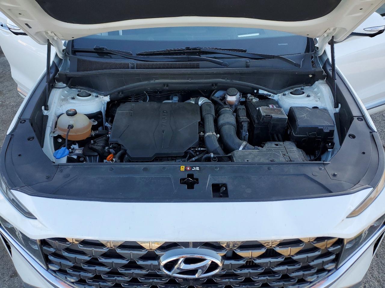 2022 Hyundai Santa Fe Calligraphy White vin: 5NMS54AL8NH416685