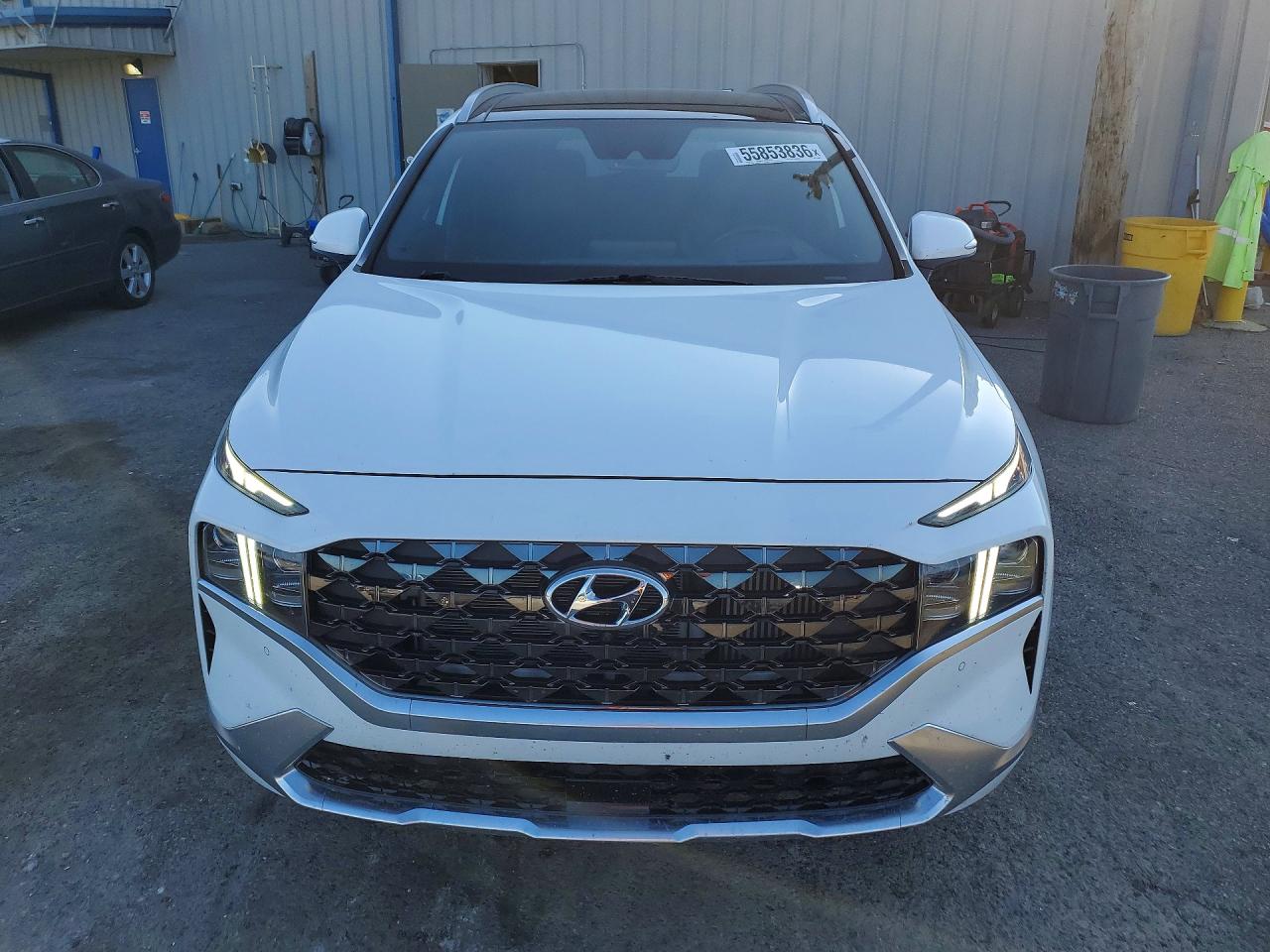 2022 Hyundai Santa Fe Calligraphy White vin: 5NMS54AL8NH416685