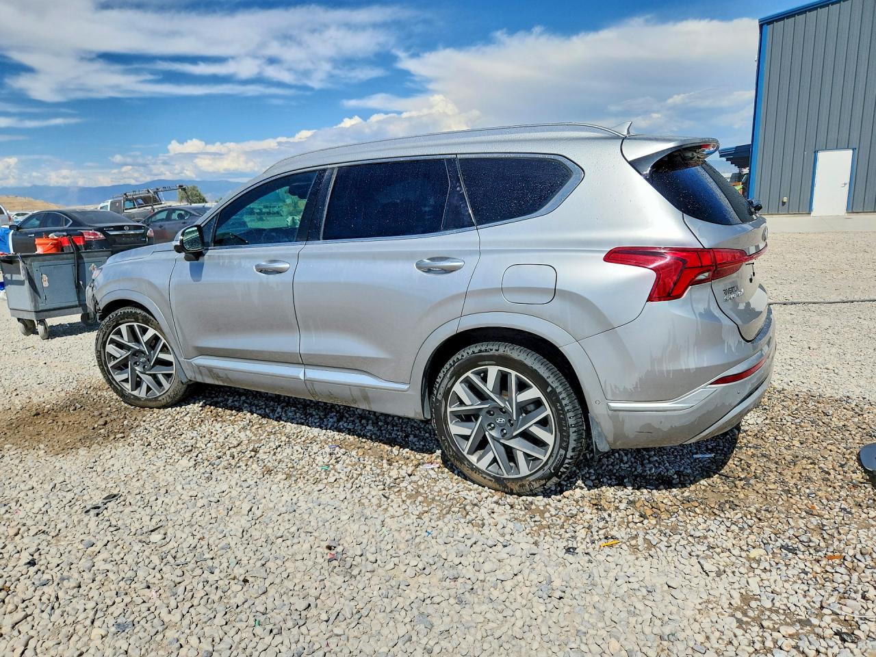 2022 Hyundai Santa Fe Calligraphy Серебряный vin: 5NMS54ALXNH466083