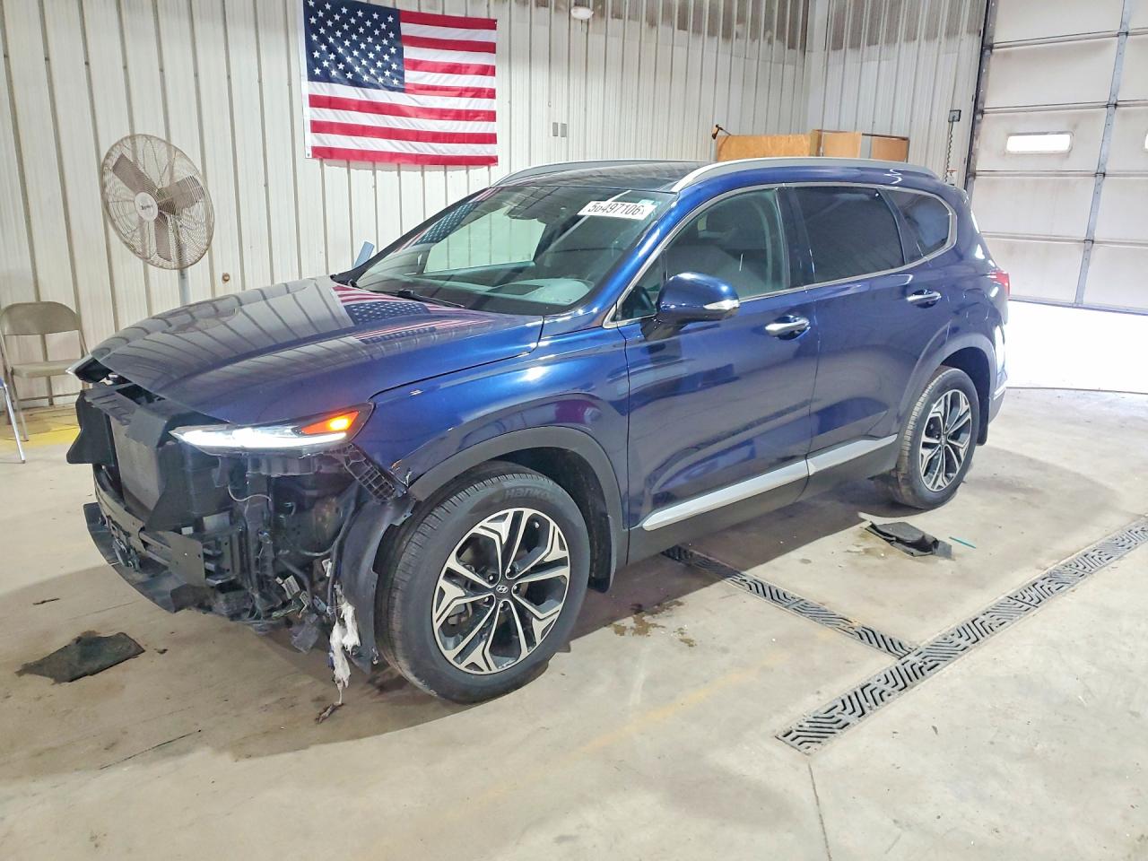 2019 Hyundai Santa Fe Ultimate 2.0t Blue vin: 5NMS5CAA2KH130271