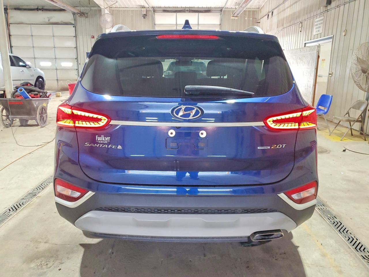 2019 Hyundai Santa Fe Ultimate 2.0t Синий vin: 5NMS5CAA2KH130271