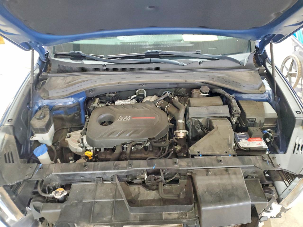 2019 Hyundai Santa Fe Ultimate 2.0t Синий vin: 5NMS5CAA2KH130271