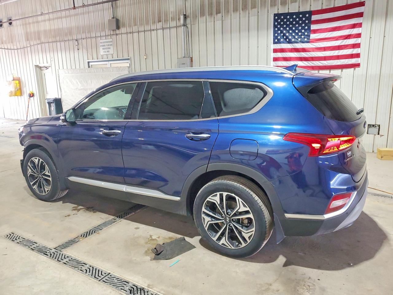 2019 Hyundai Santa Fe Ultimate 2.0t Синий vin: 5NMS5CAA2KH130271