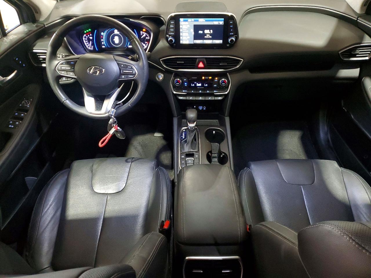 2019 Hyundai Santa Fe Ultimate 2.0t Синий vin: 5NMS5CAA2KH130271