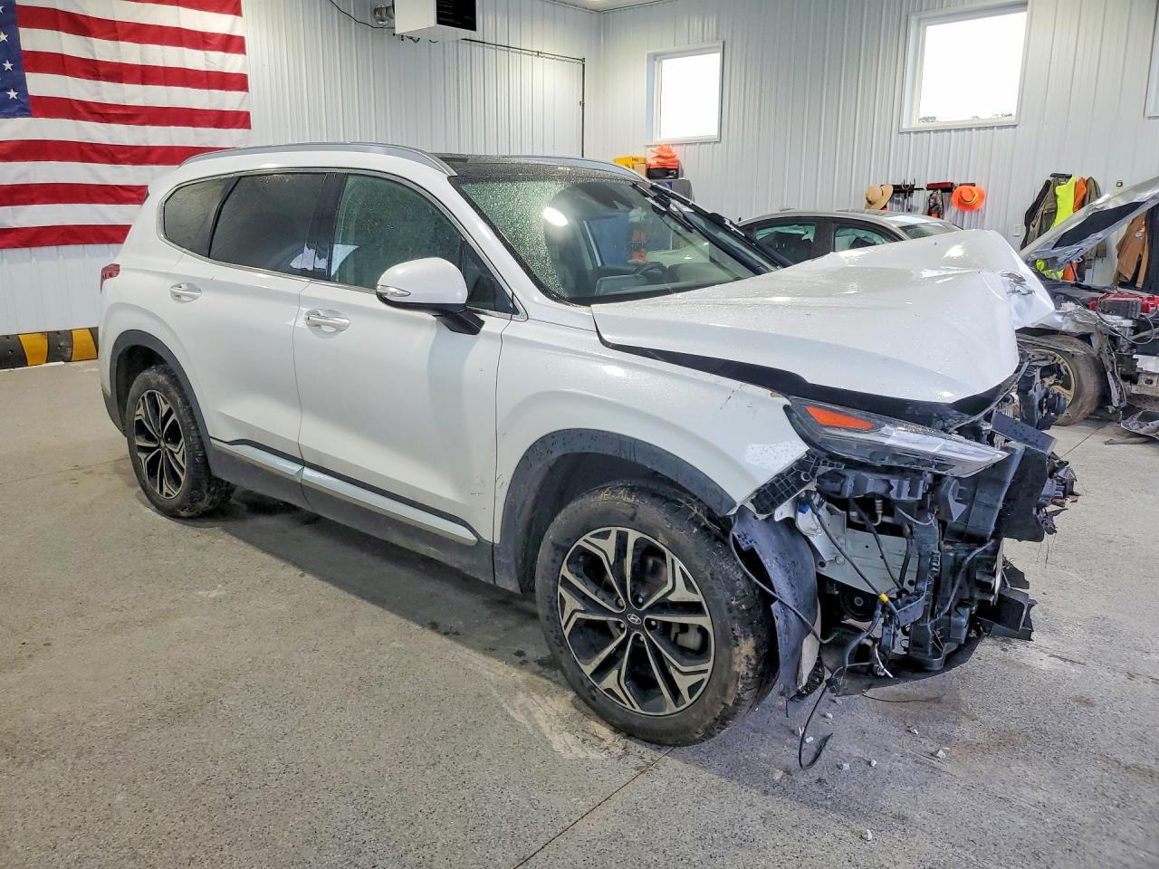 2019 Hyundai Santa Fe Limited 2.0t Белый vin: 5NMS5CAA7KH104507