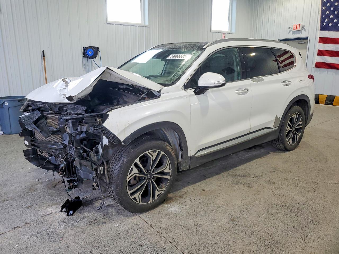 2019 Hyundai Santa Fe Limited 2.0t Белый vin: 5NMS5CAA7KH104507