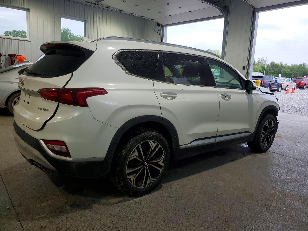 2019 Hyundai Santa Fe Limited 2.0t Белый vin: 5NMS5CAA7KH104507
