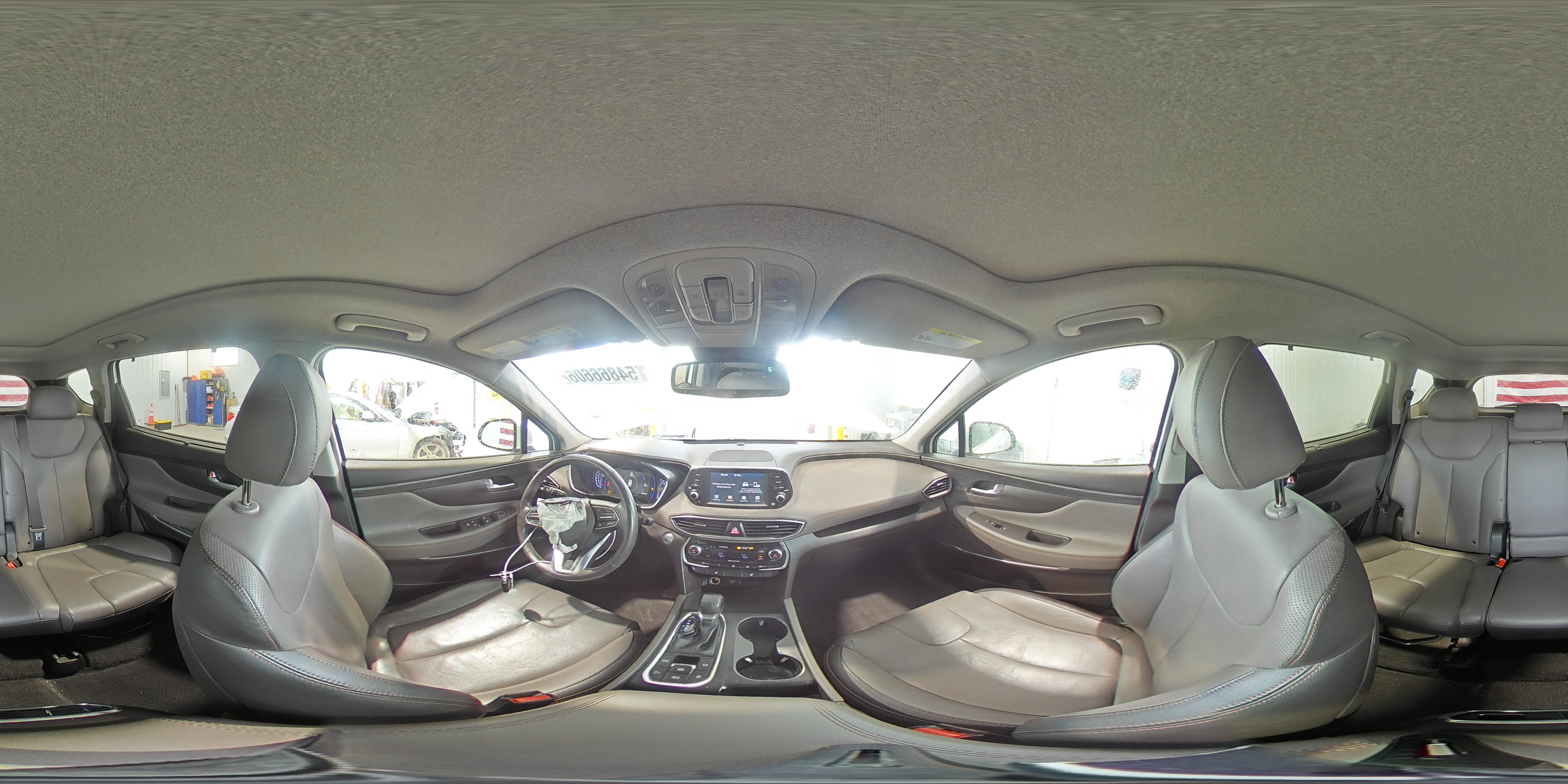 2019 Hyundai Santa Fe Limited 2.0t Белый vin: 5NMS5CAA7KH104507