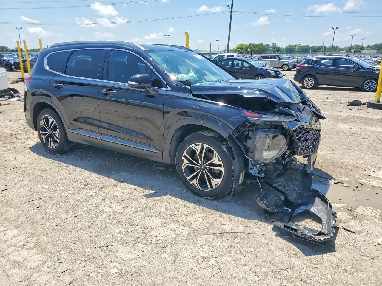 2020 Hyundai Santa Fe Limited 2.0t Black vin: 5NMS5CAA7LH224602