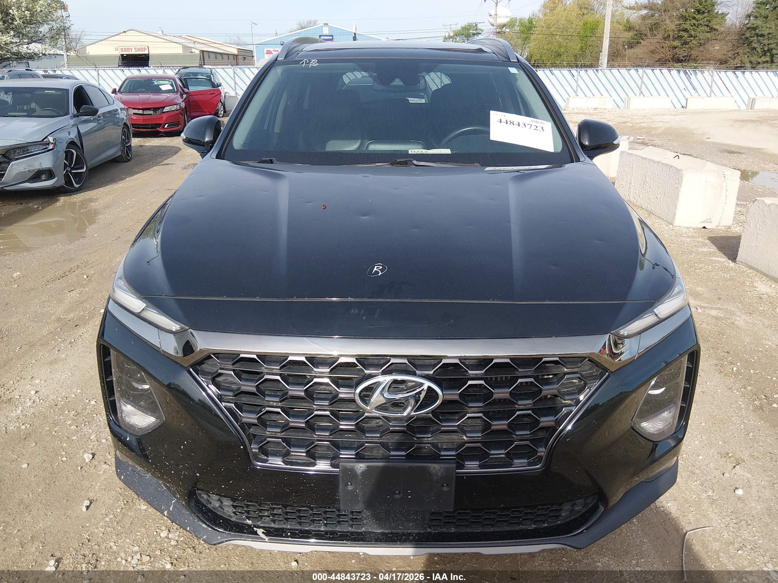 2019 Hyundai Santa Fe Limited 2.0t Black vin: 5NMS5CAA8KH102507