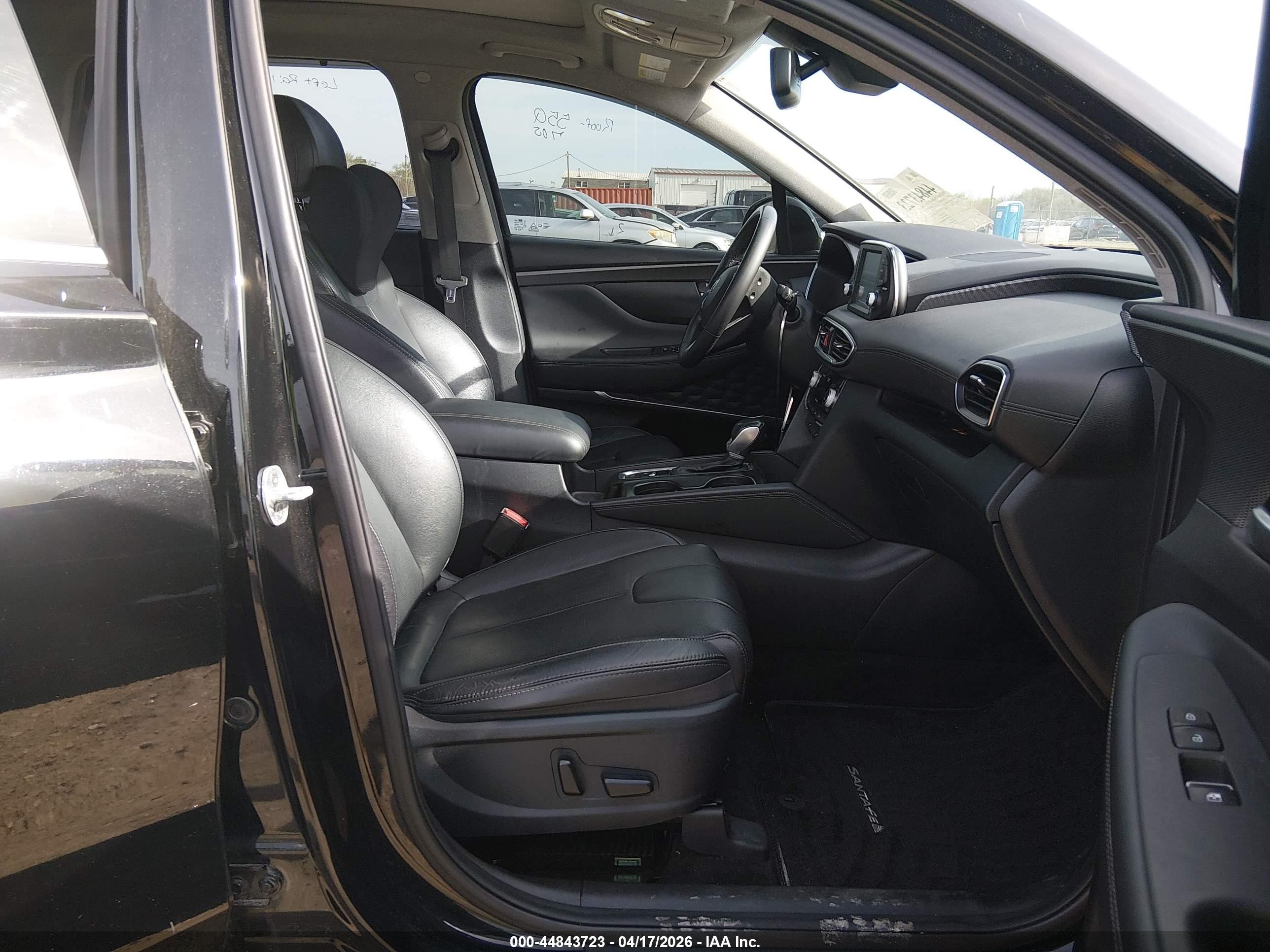 2019 Hyundai Santa Fe Limited 2.0t Black vin: 5NMS5CAA8KH102507