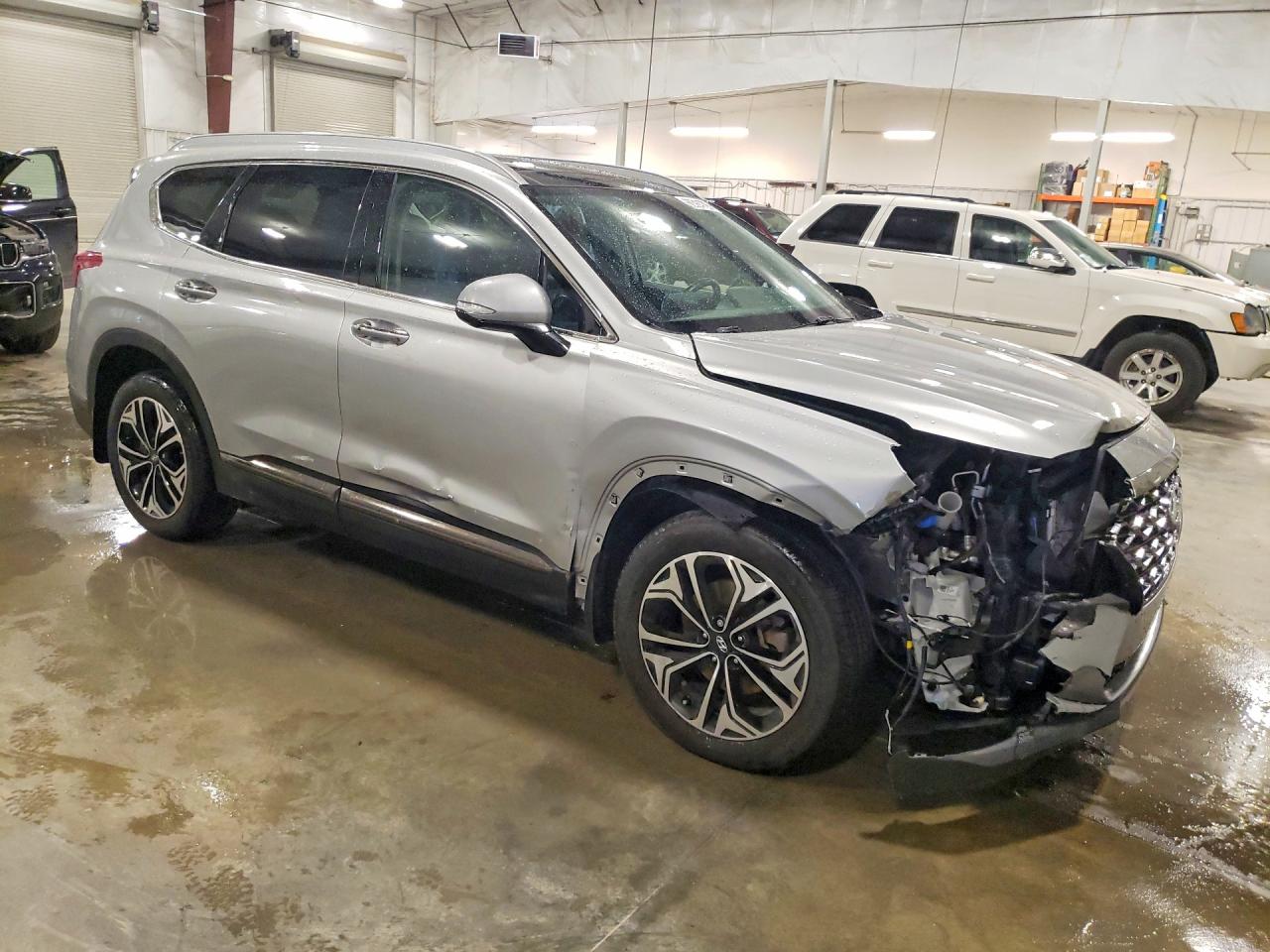 2020 Hyundai Santa Fe Limited 2.0t Silver vin: 5NMS5CAA8LH256944