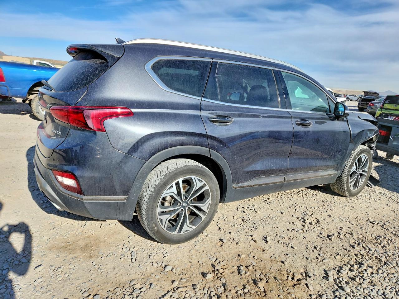 2020 Hyundai Santa Fe Limited 2.0t Gray vin: 5NMS5CAA9LH209521