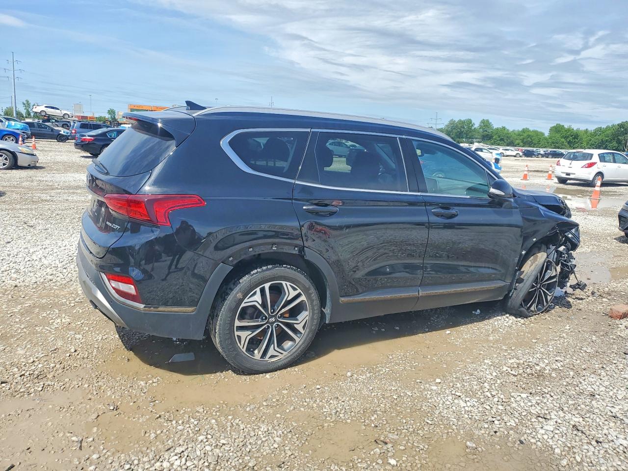 2020 Hyundai Santa Fe Limited 2.0t Black vin: 5NMS5CAA9LH297924