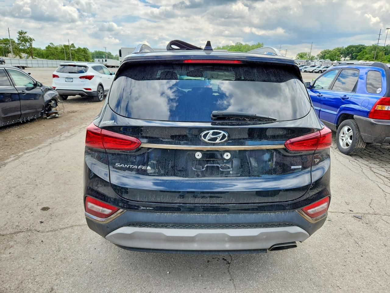 2019 Hyundai Santa Fe Limited 2.4l Black vin: 5NMS5CAD1KH047120
