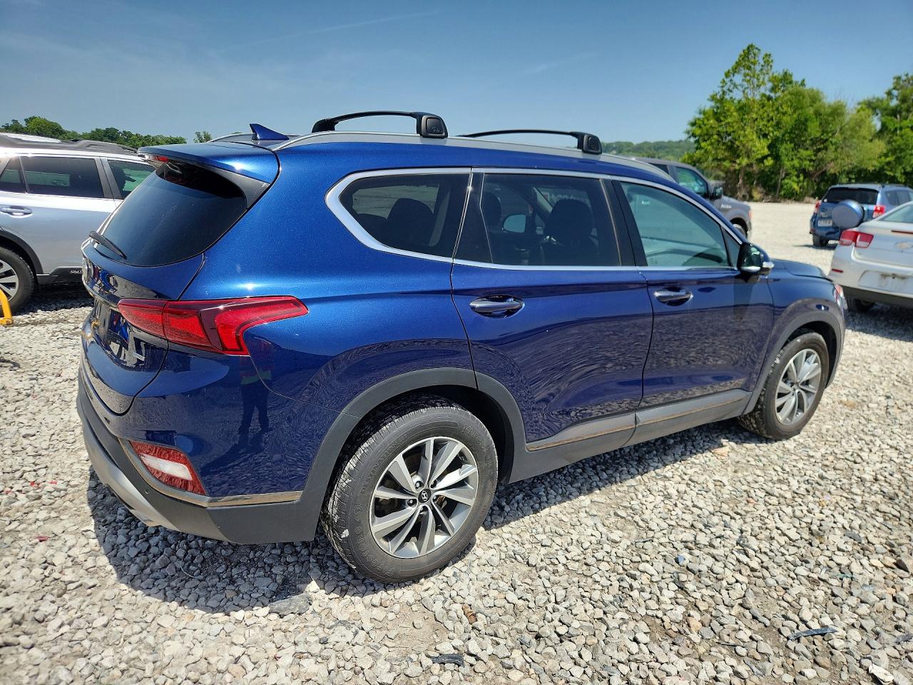 2020 Hyundai Santa Fe Limited Blue vin: 5NMS5CAD3LH171911