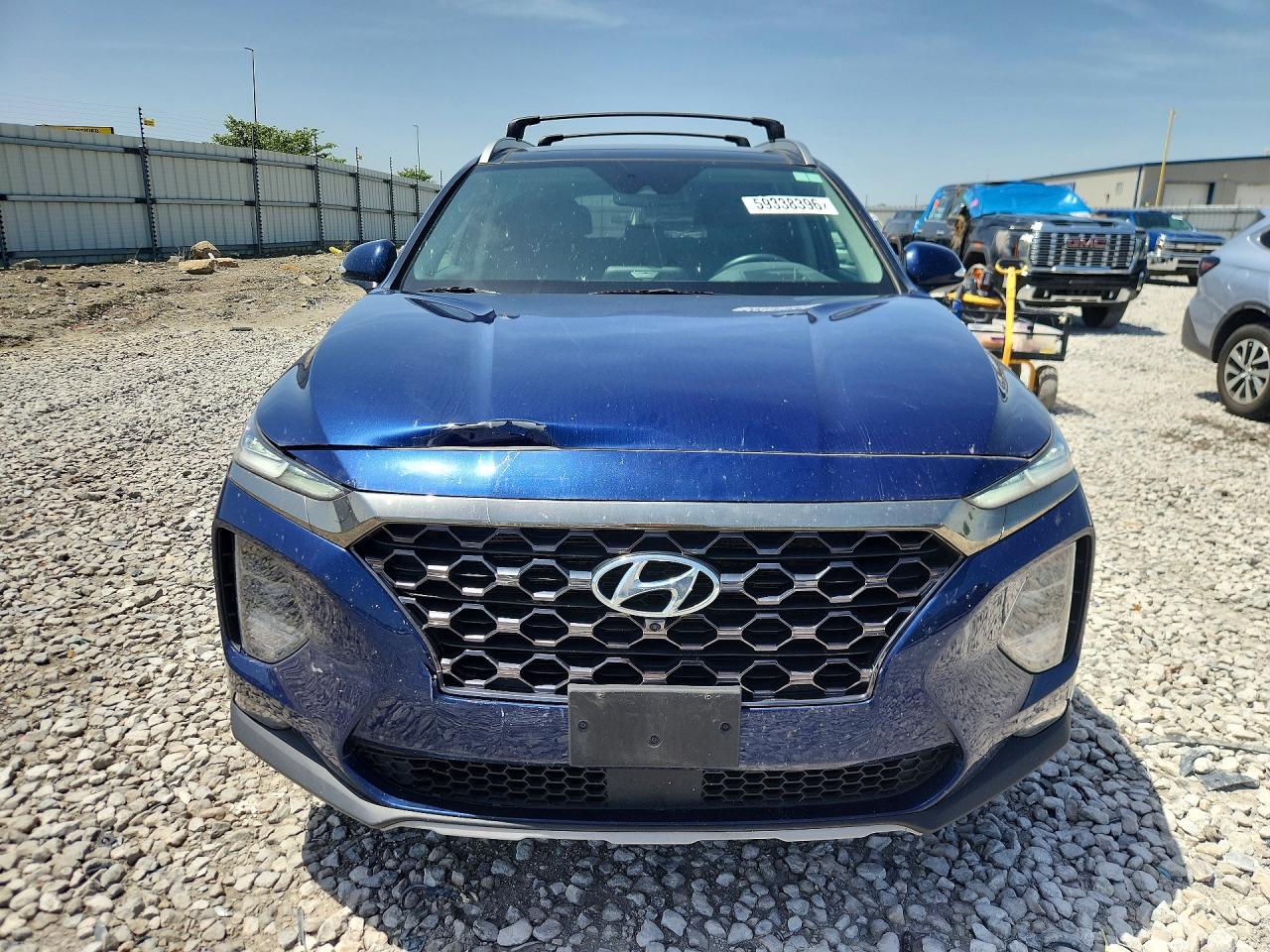 2020 Hyundai Santa Fe Limited Blue vin: 5NMS5CAD3LH171911