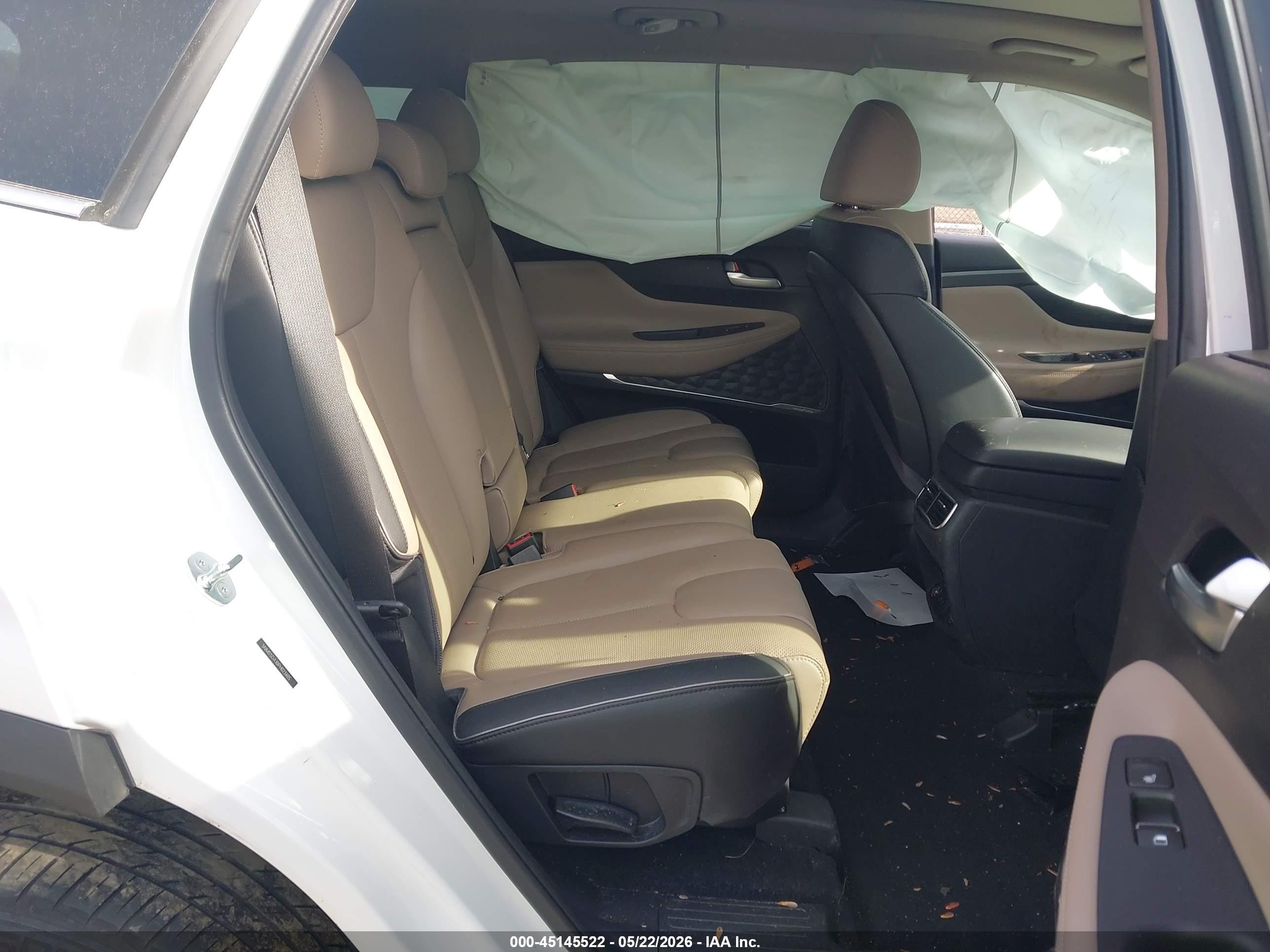 2023 Hyundai Santa Fe Hybrid Limited White vin: 5NMS5DA10PH023605