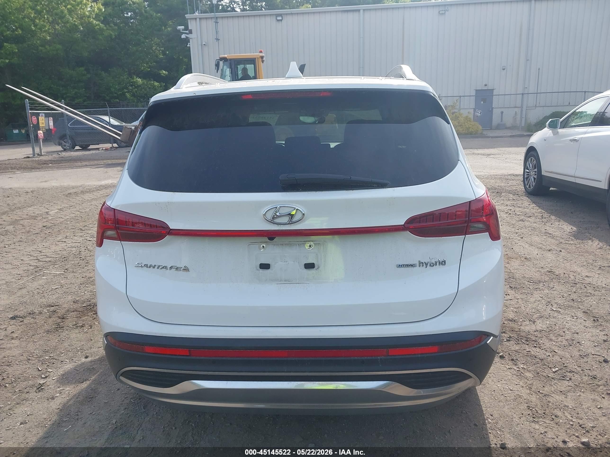 2023 Hyundai Santa Fe Hybrid Limited White vin: 5NMS5DA10PH023605