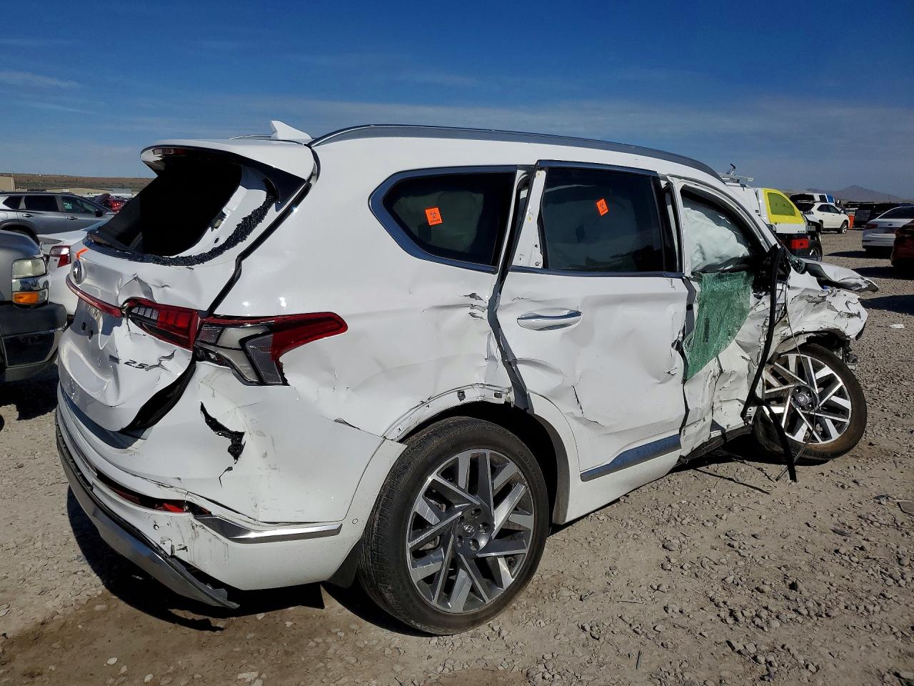 2023 Hyundai Santa Fe Calligraphy White vin: 5NMS5DAL2PH609966
