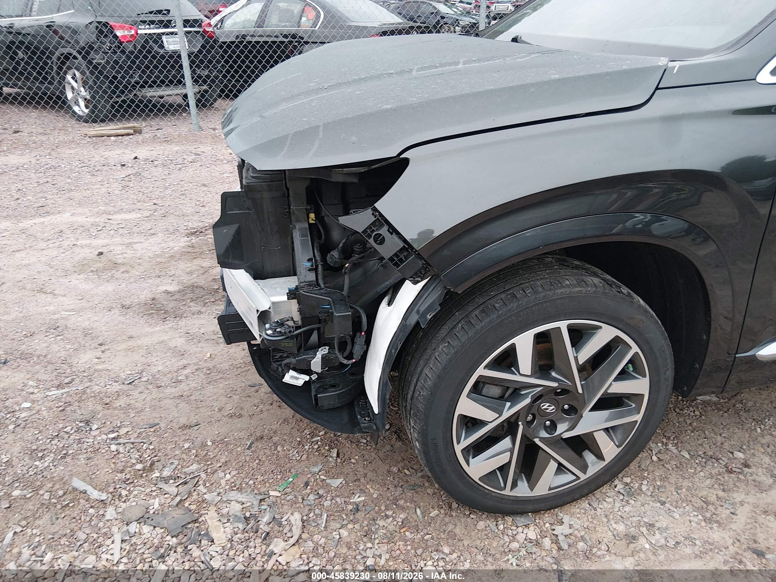 2023 Hyundai Santa Fe Calligraphy Black vin: 5NMS5DAL7PH499223