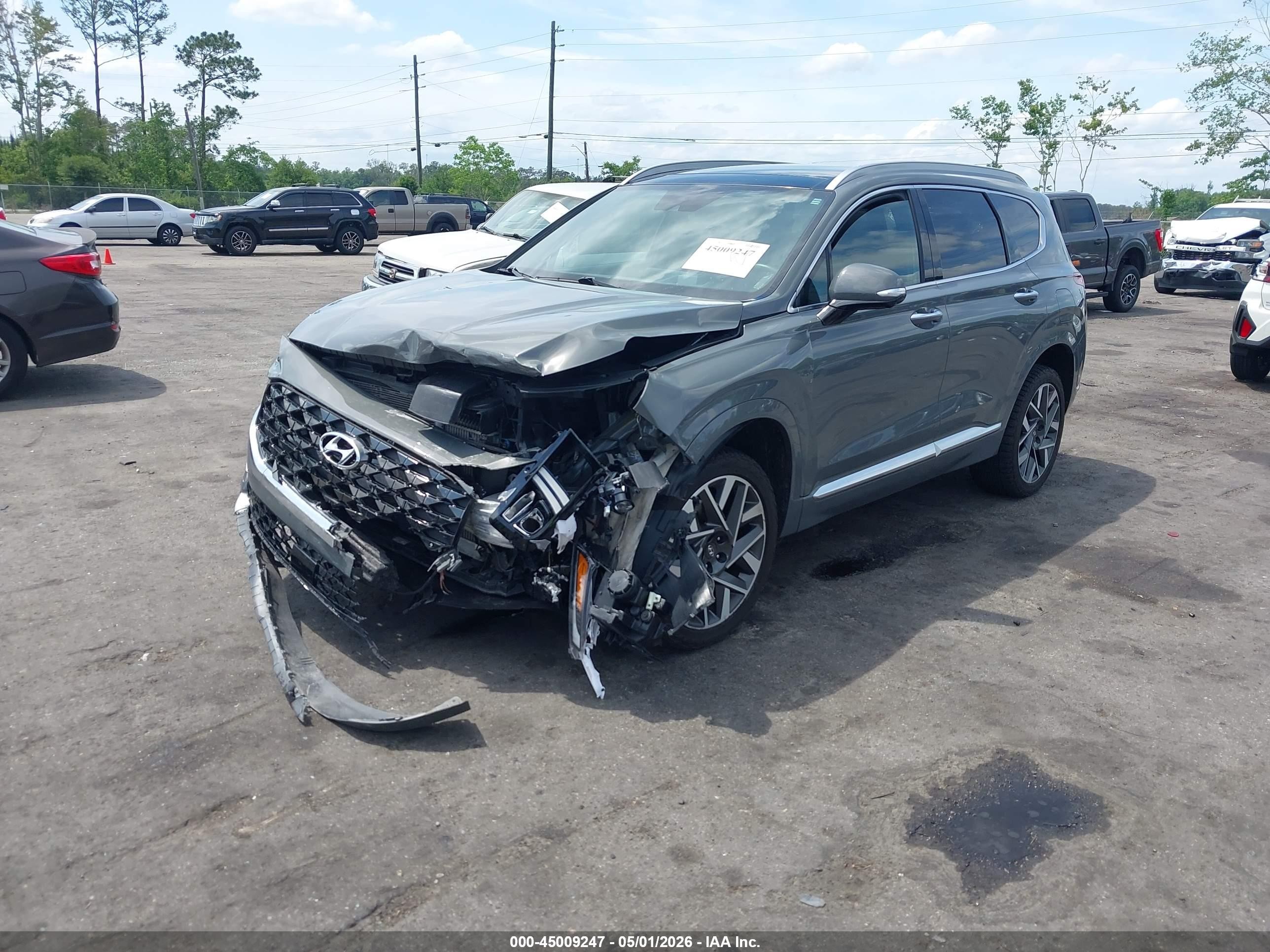 2023 Hyundai Santa Fe Calligraphy Gray vin: 5NMS5DAL8PH482429