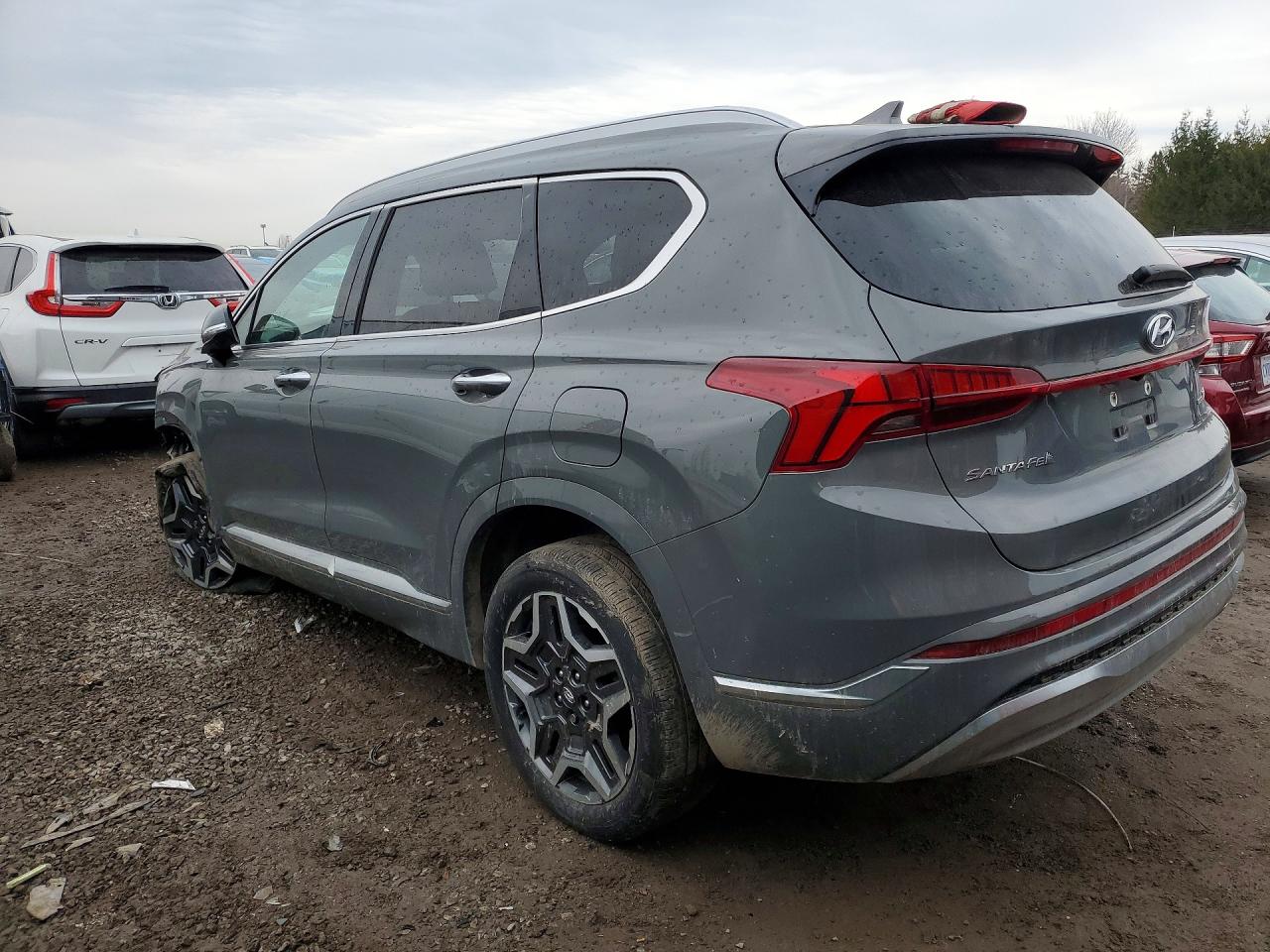 2021 Hyundai Santa Fe Calligraphy Gray vin: 5NMS5DALXMH317476