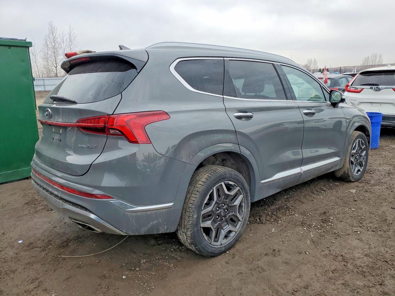 2021 Hyundai Santa Fe Calligraphy Gray vin: 5NMS5DALXMH317476