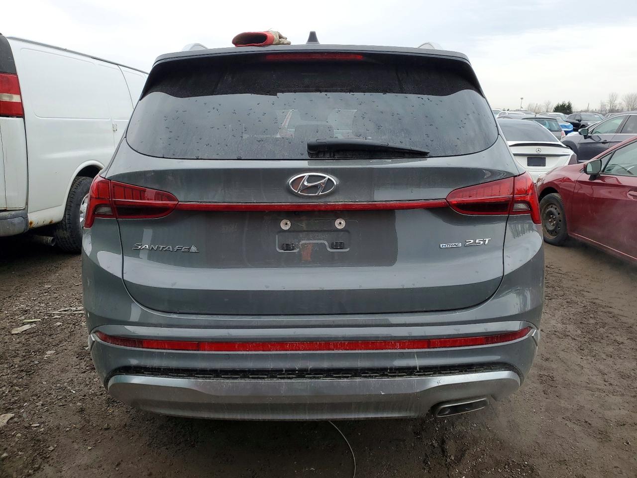2021 Hyundai Santa Fe Calligraphy Gray vin: 5NMS5DALXMH317476