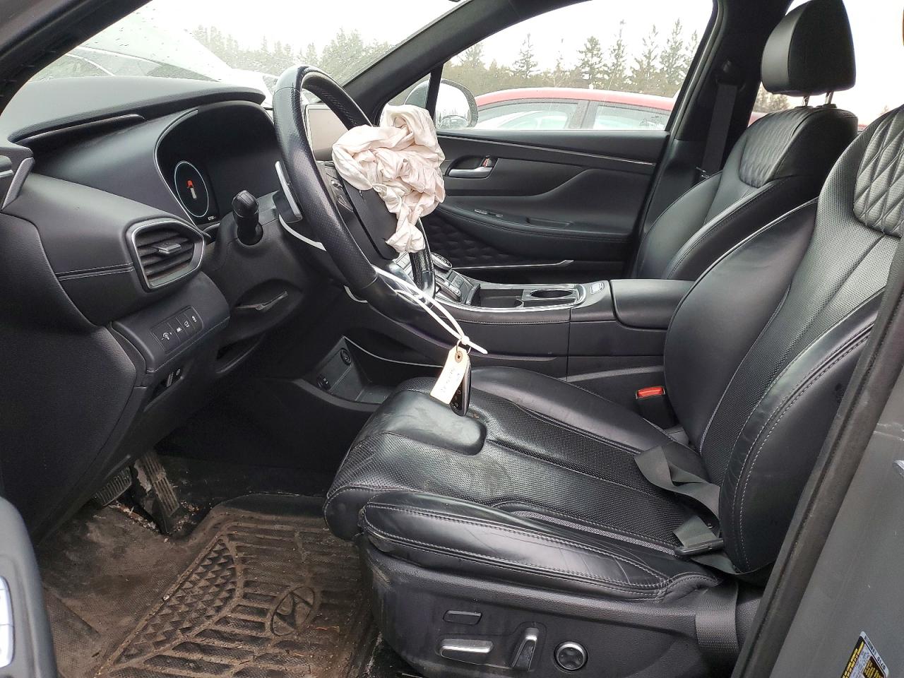2021 Hyundai Santa Fe Calligraphy Gray vin: 5NMS5DALXMH317476