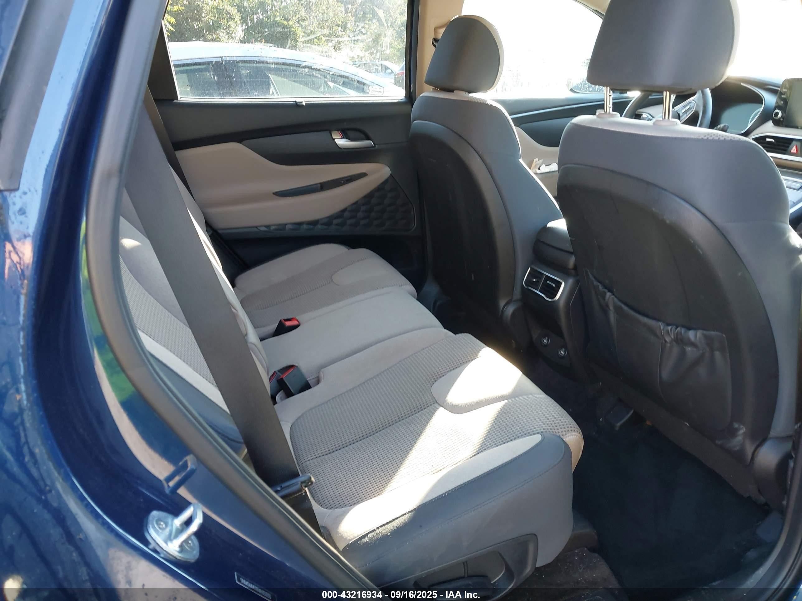 2021 Hyundai Santa Fe Sel Dark Blue vin: 5NMS64AJ6MH351233